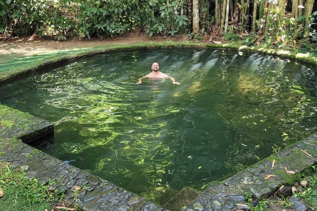 Piscina natural do sítio