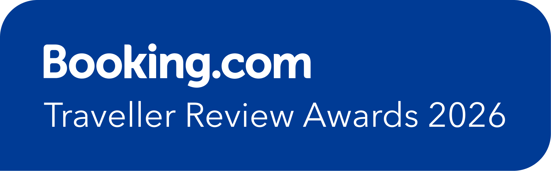 Selo Booking.com Traveller Review Awards 2026 — Pousada Sítio Itaúna